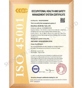 ISO 45001 Occupational Health Management System Certification