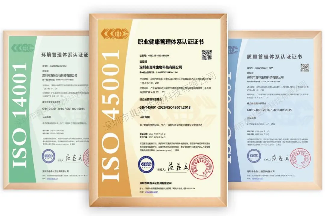 Zinwi ISO45001 Occupational Health and Safety Management System Certification