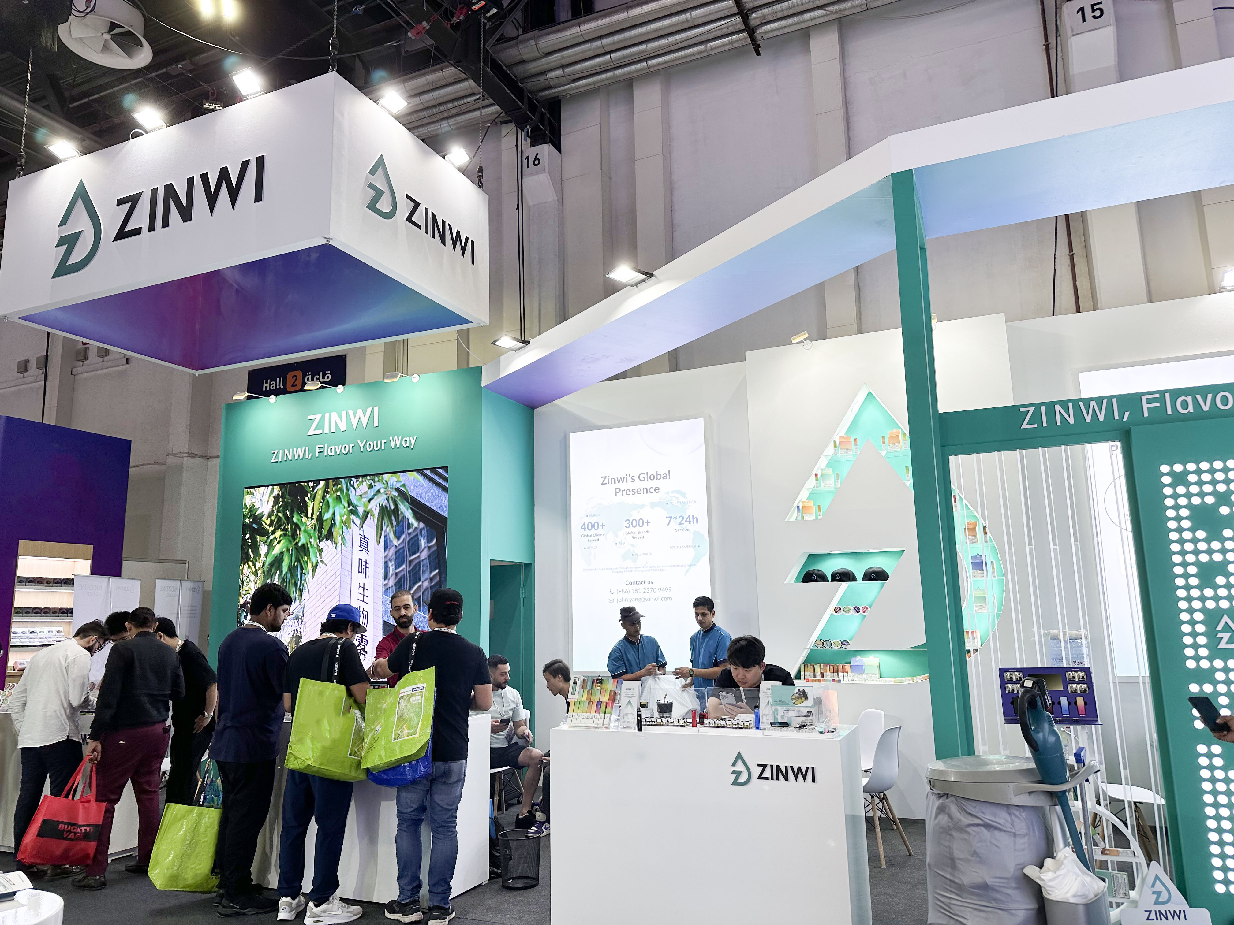 Zinwi Biotech Shines at World Vape Show Dubai 2024, Continues to Lead Industry Innovation