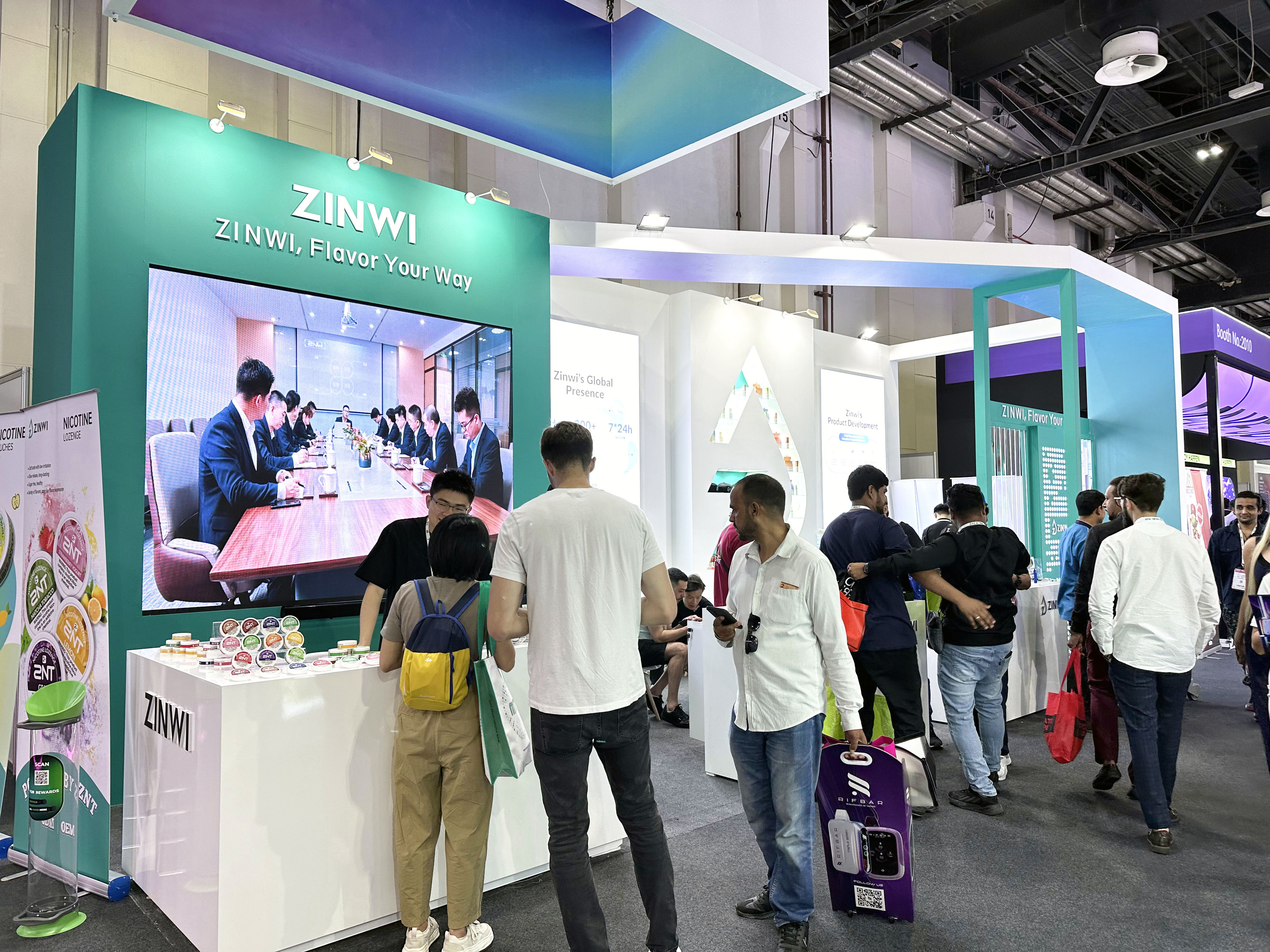 Zinwi Biotech Shines at World Vape Show Dubai 2024, Continues to Lead Industry Innovation