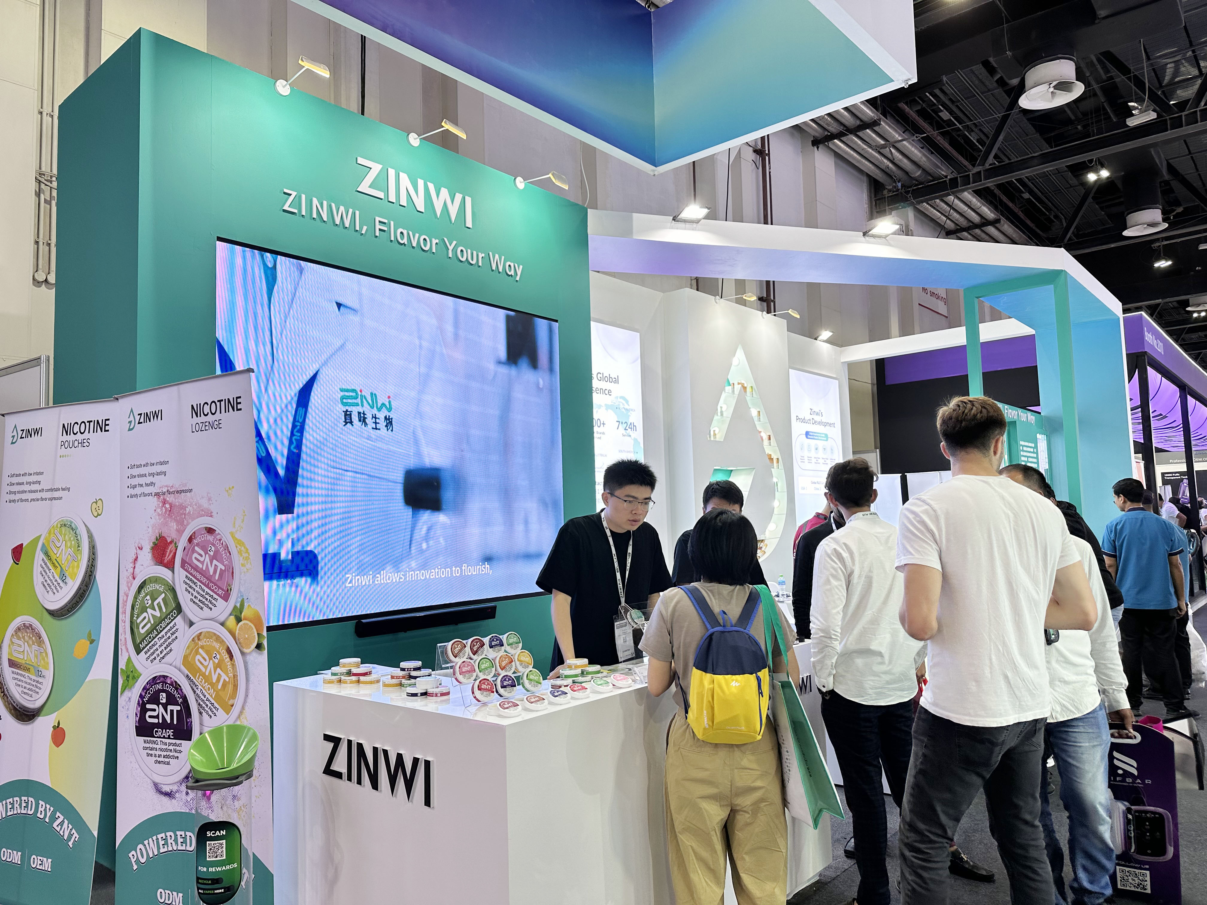 Zinwi Biotech Shines at World Vape Show Dubai 2024, Continues to Lead Industry Innovation