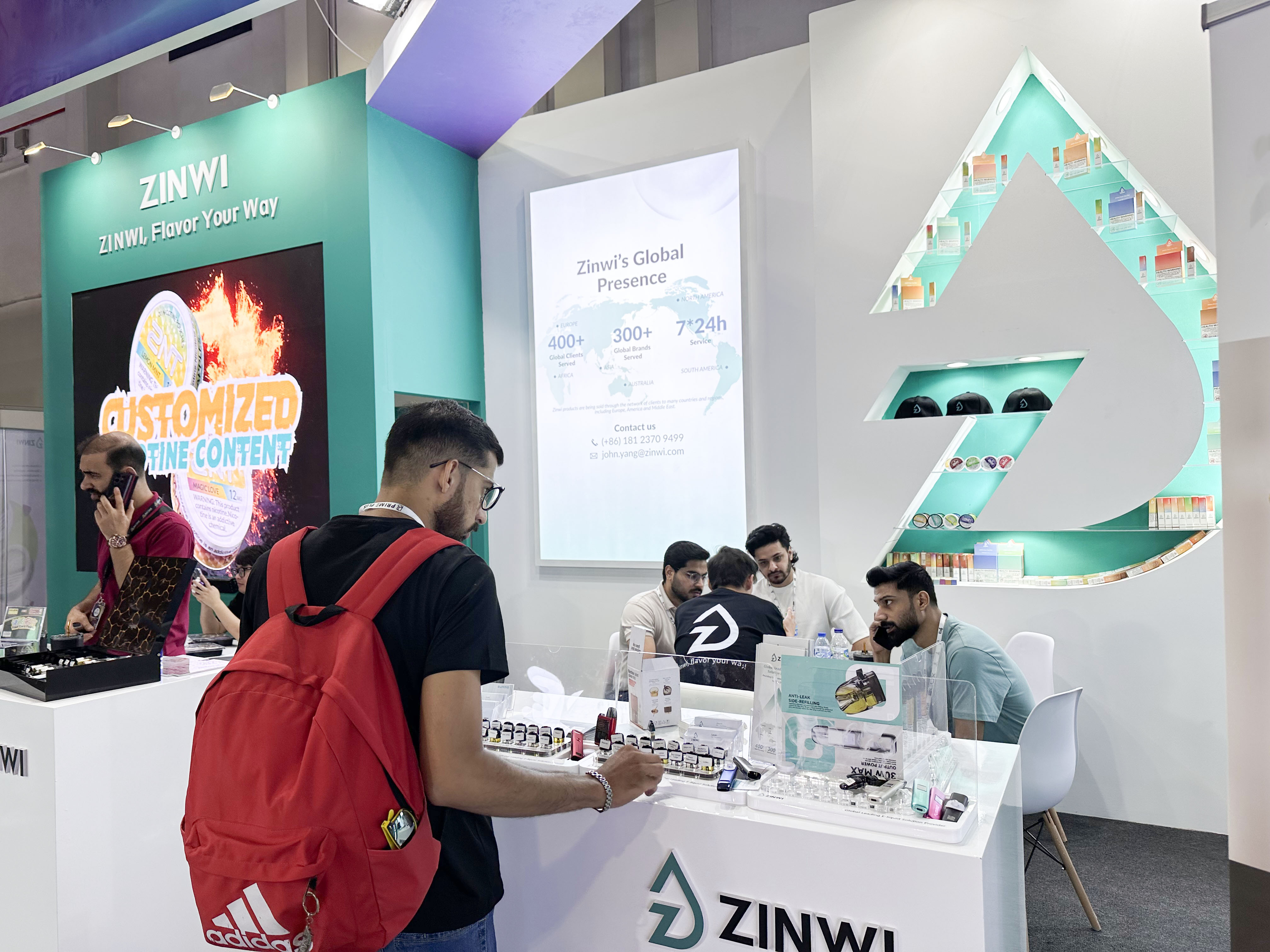 Zinwi Biotech Shines at World Vape Show Dubai 2024, Continues to Lead Industry Innovation