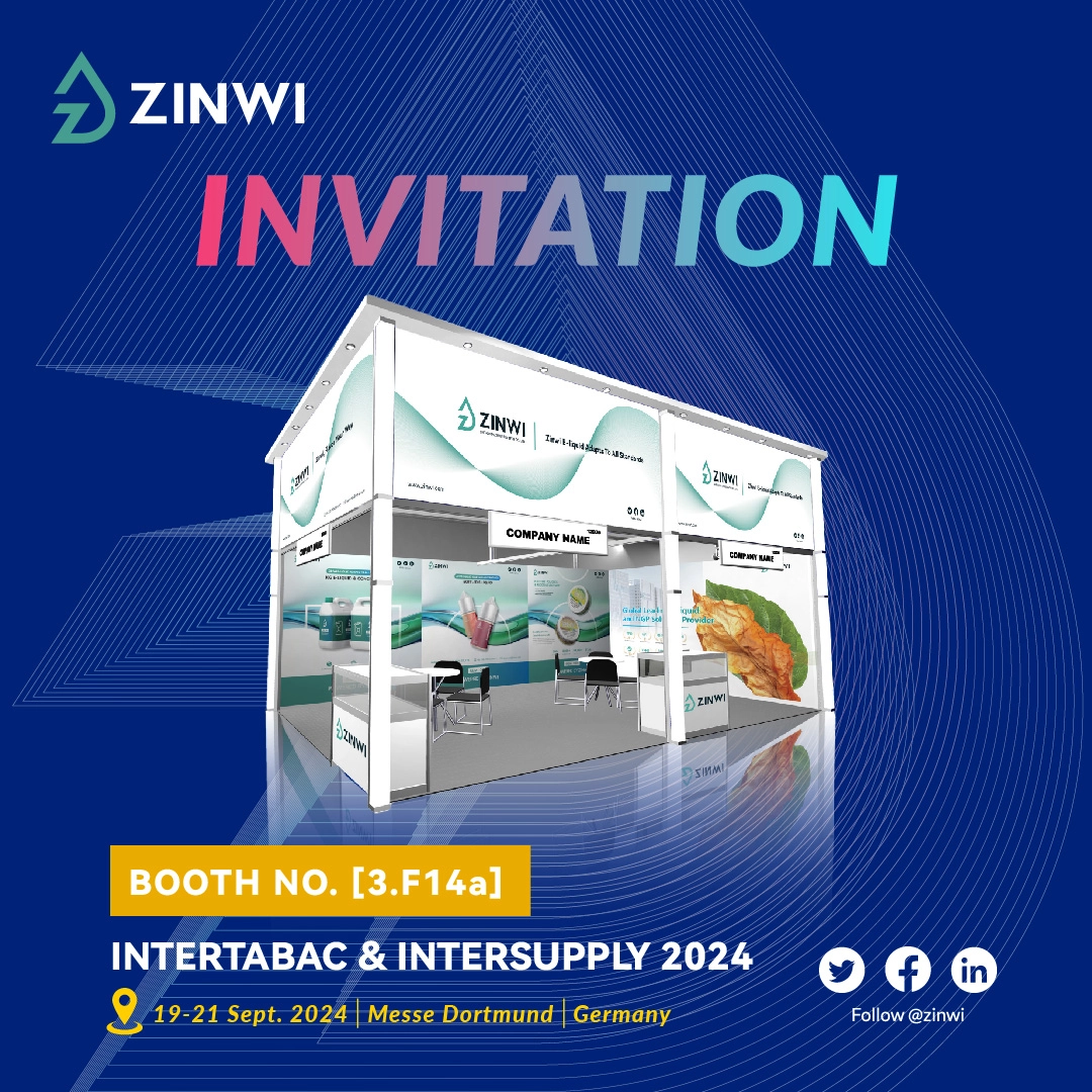 Zinwi Bio to Showcase Innovative Tobacco-Flavored E-Liquids at InterTabac & InterSupply 2024 in Dortmund, Germany