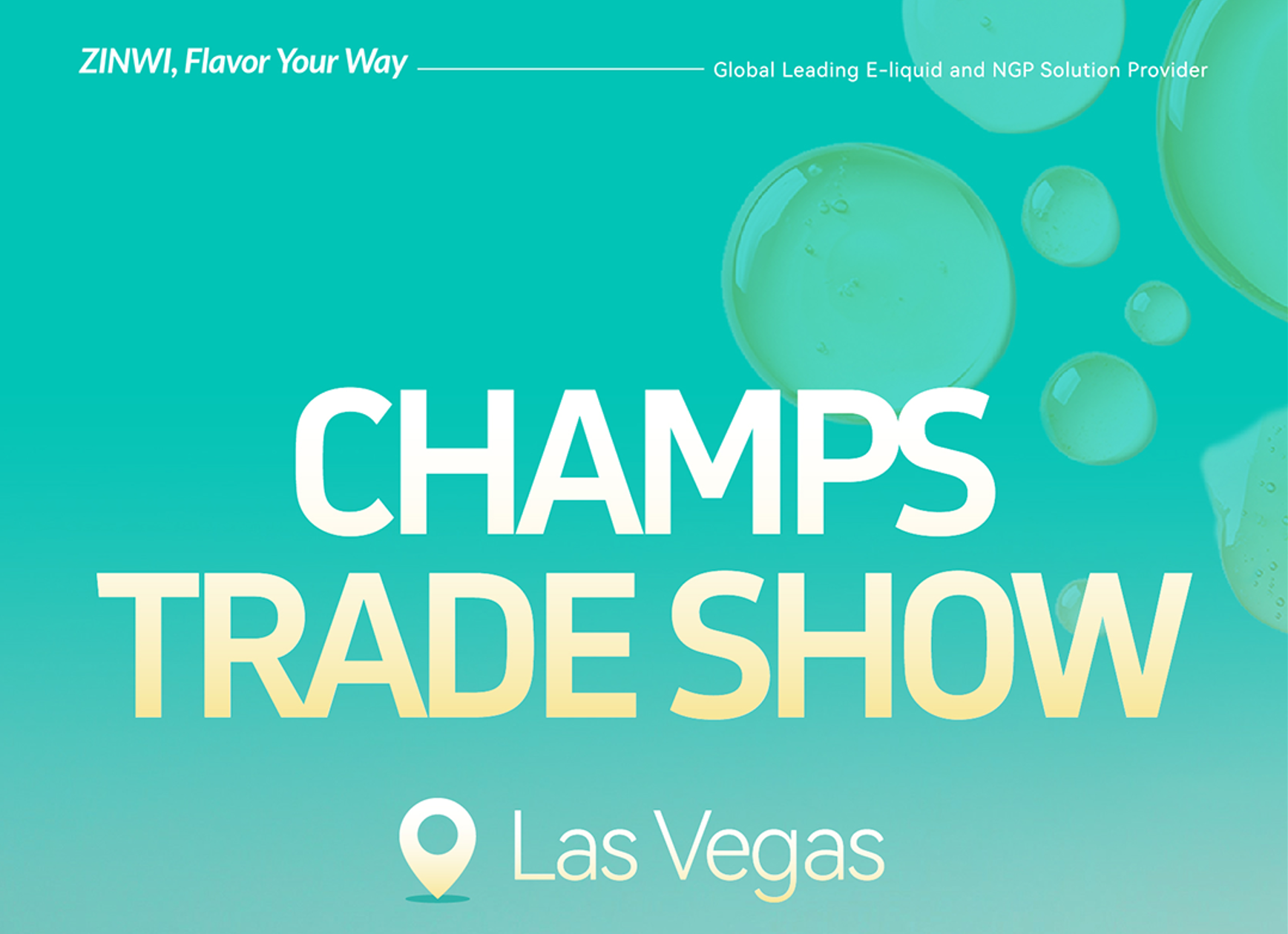 ZINWI to Attend CHAMPS Trade Show · Las Vegas Station  