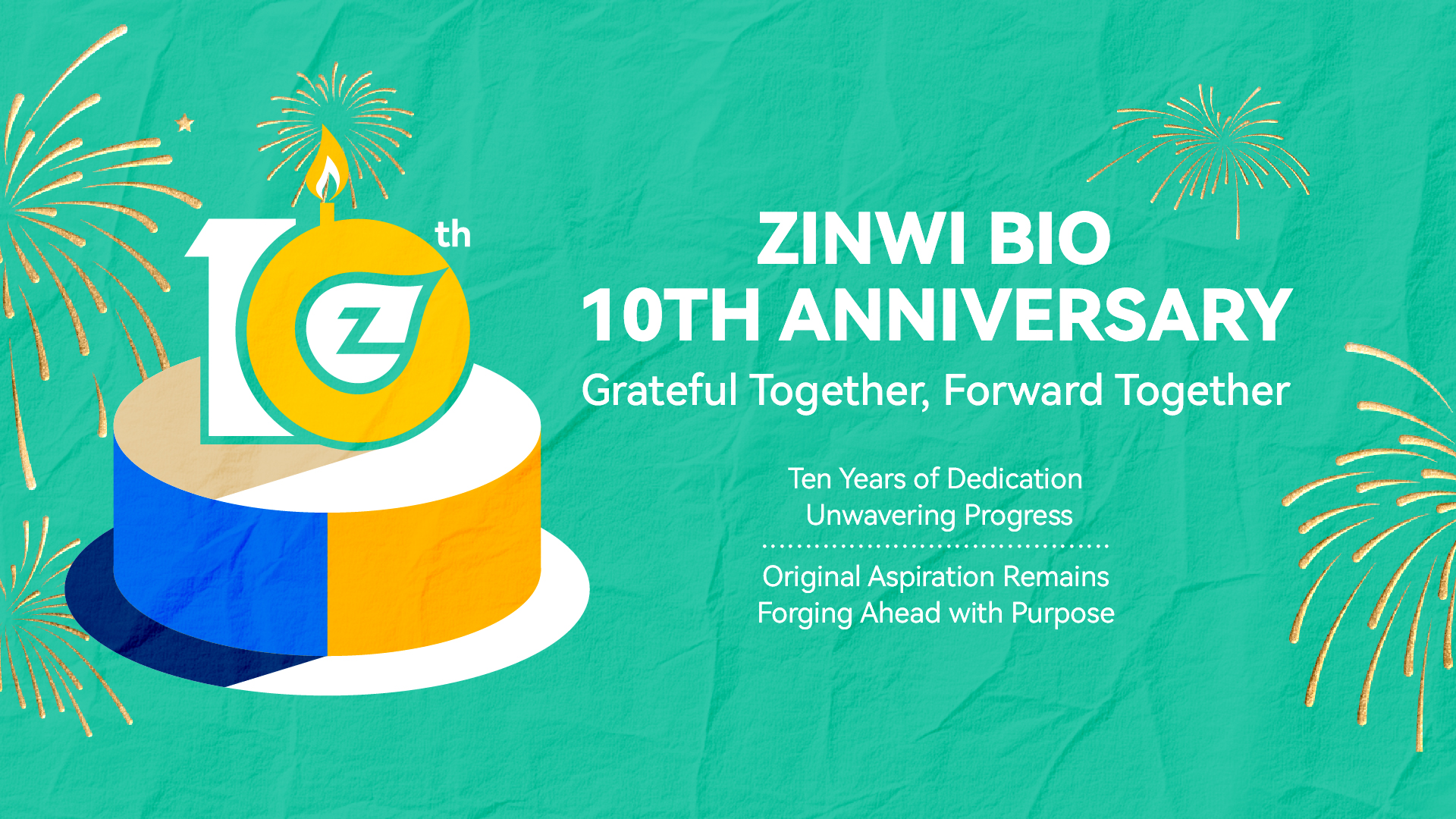 Zinwi Bio 10th Anniversary: Grateful Together, Forward Together